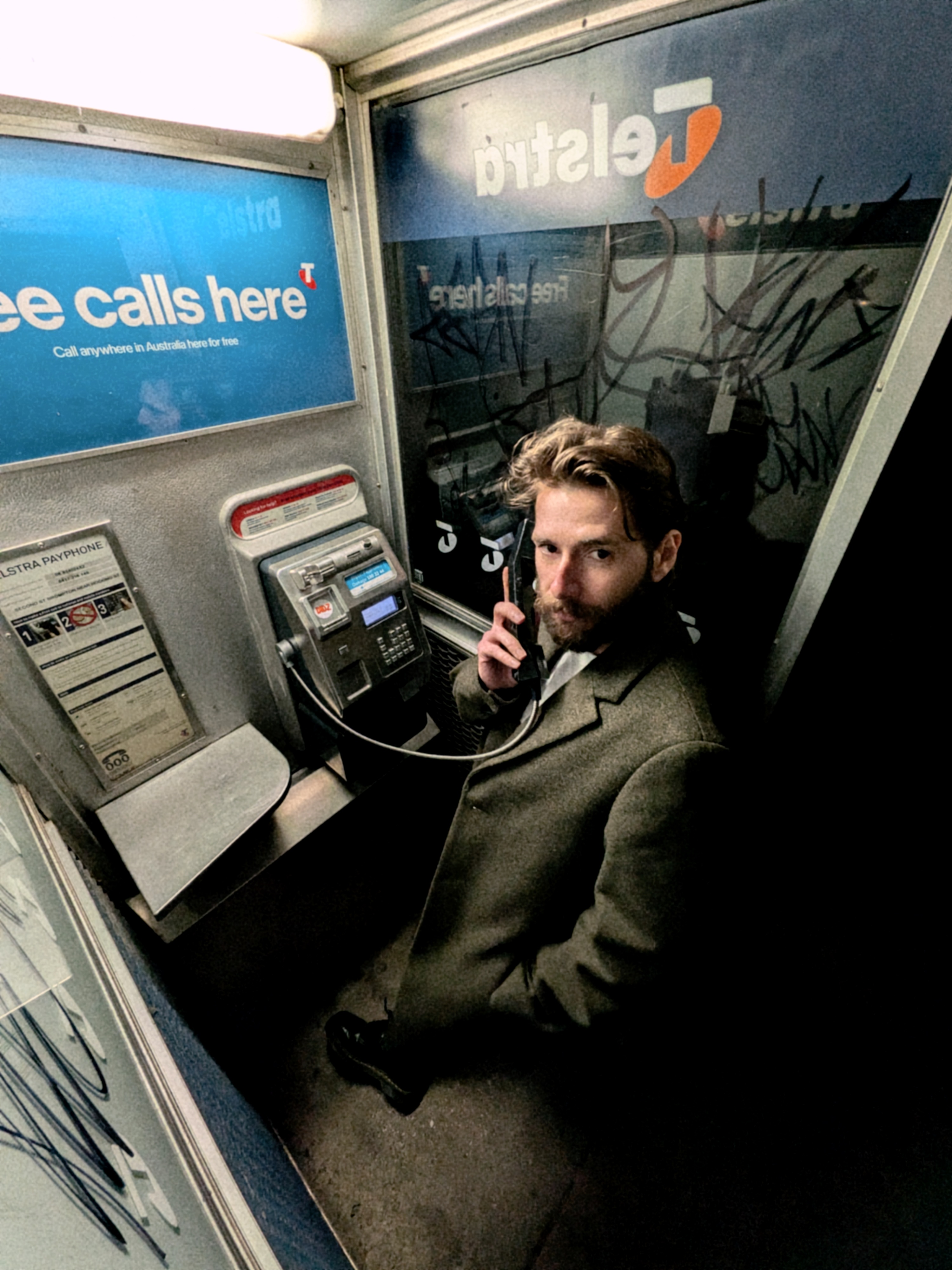 Wal in phonebox