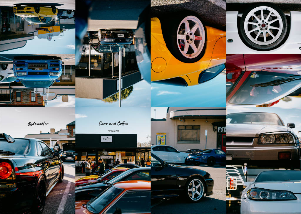 Cars and Coffee zine cover
